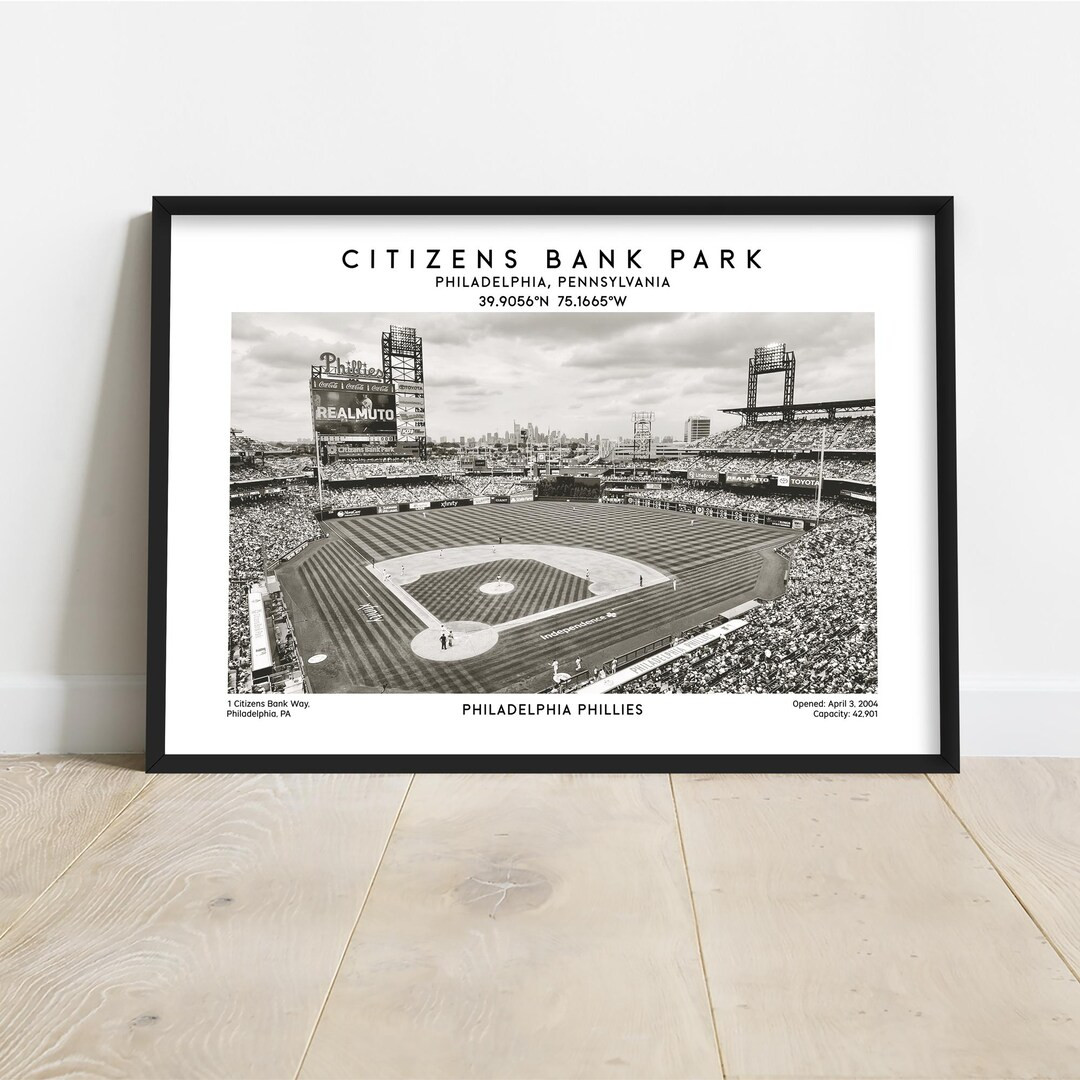 Citizens Bank Park Poster Print – Philadelphia Baseball Stadium Wall Art - Etsy | Etsy (US)