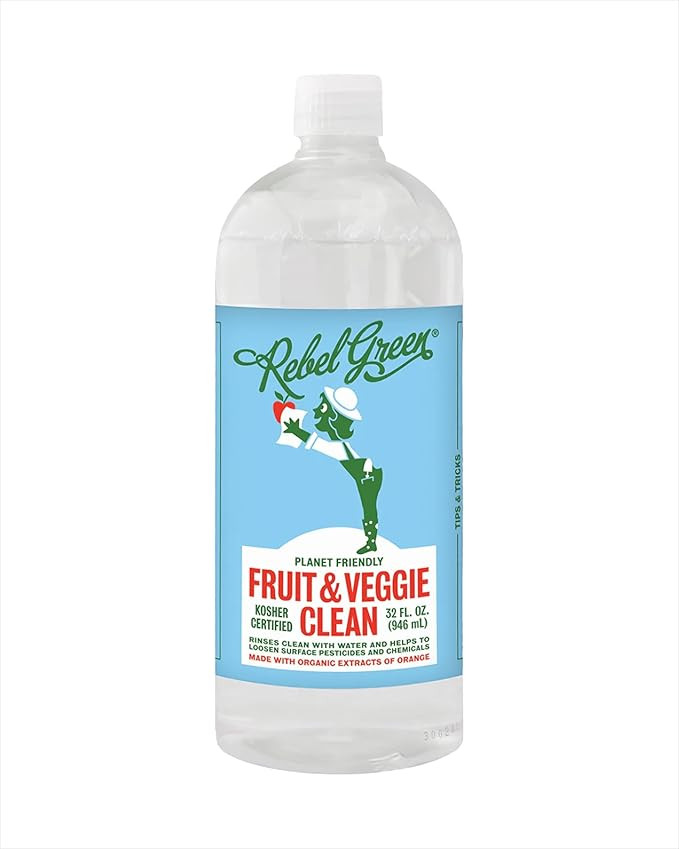 Rebel Green Fruit and Veggie Wash, Natural Fruit and Vegetable Produce Cleaner | Amazon (US)