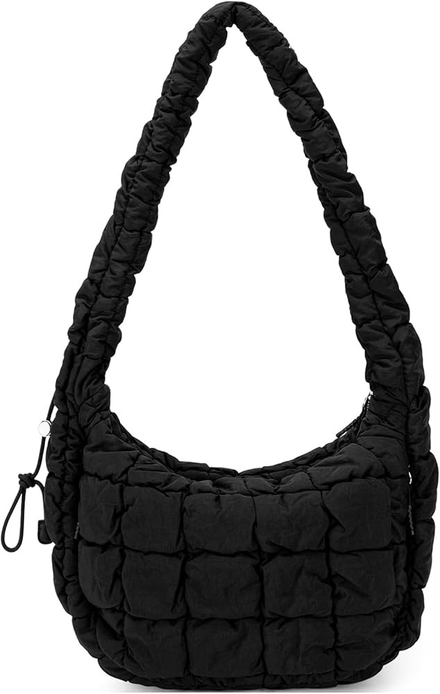 CLUCI Puffer Tote Bag for Women, Large Quilted Crossbody Bag, Lightweight Puffy Hobo Bag Shoulder... | Amazon (US)