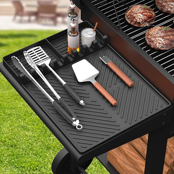 Silicone Griddle Tools Mat for Blackstone, Griddle Accessories Side Shelf Mat Grill Pad for Outdo... | Amazon (US)