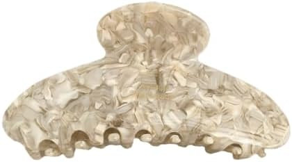 4.13in French Large Hair Claw Clips, Tortoise Acrylic Celluloid French Butterfly Jaw Clips, Stron... | Amazon (US)