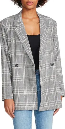 Nika Plaid Double Breasted Blazer | Nordstrom