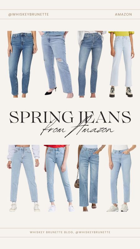 Spring jeans to grab from Amazon! Love these mom jeans, skinny jeans, and straight leg jeans.

Amazon Jeans | Mom Jeans | Straight Leg Jeans | Spring Jeans

#LTKstyletip #LTKplussize #LTKfindsunder100