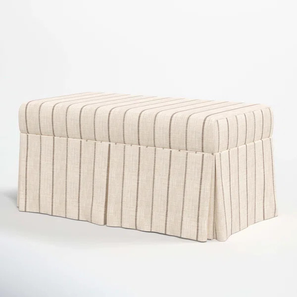 Chaplin Cotton Upholstered Storage Bench | Wayfair North America