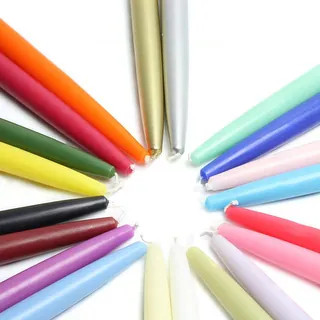 10-inch Taper Candles (Pack of 12) - White | Bed Bath & Beyond