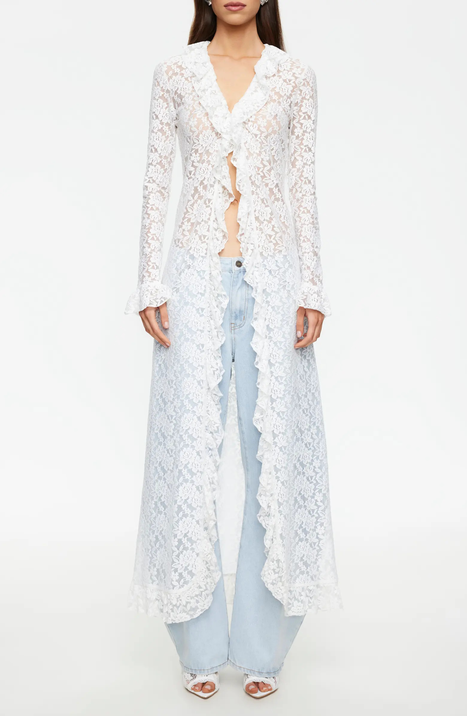 Long Nights Lace Maxi Dress | Nordstrom