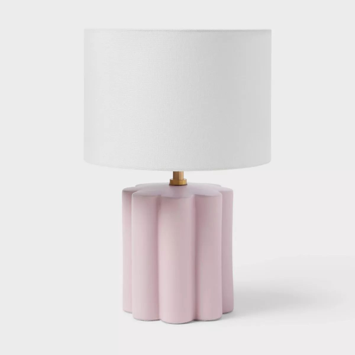 Fluted Kids' Table Lamp Purple - Pillowfort™ | Target