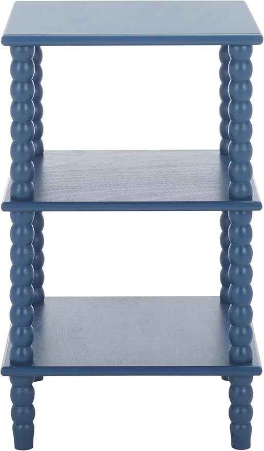 SAFAVIEH Home Collection Dilyn Blue 3-Shelf Accent Table | Amazon (US)