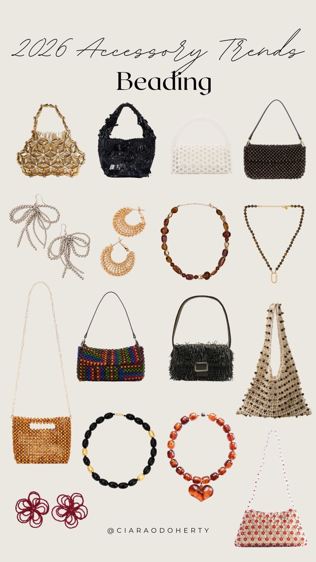 2026 Accessory Trends: Beading

Zara, H&M, asos, next, staud, beading, beaded bags, beaded jewellery, plt, revolve, brown Thomas, river island, dolce vita, m&s, pull&bear

#LTKireland #LTKeurope #LTKspring