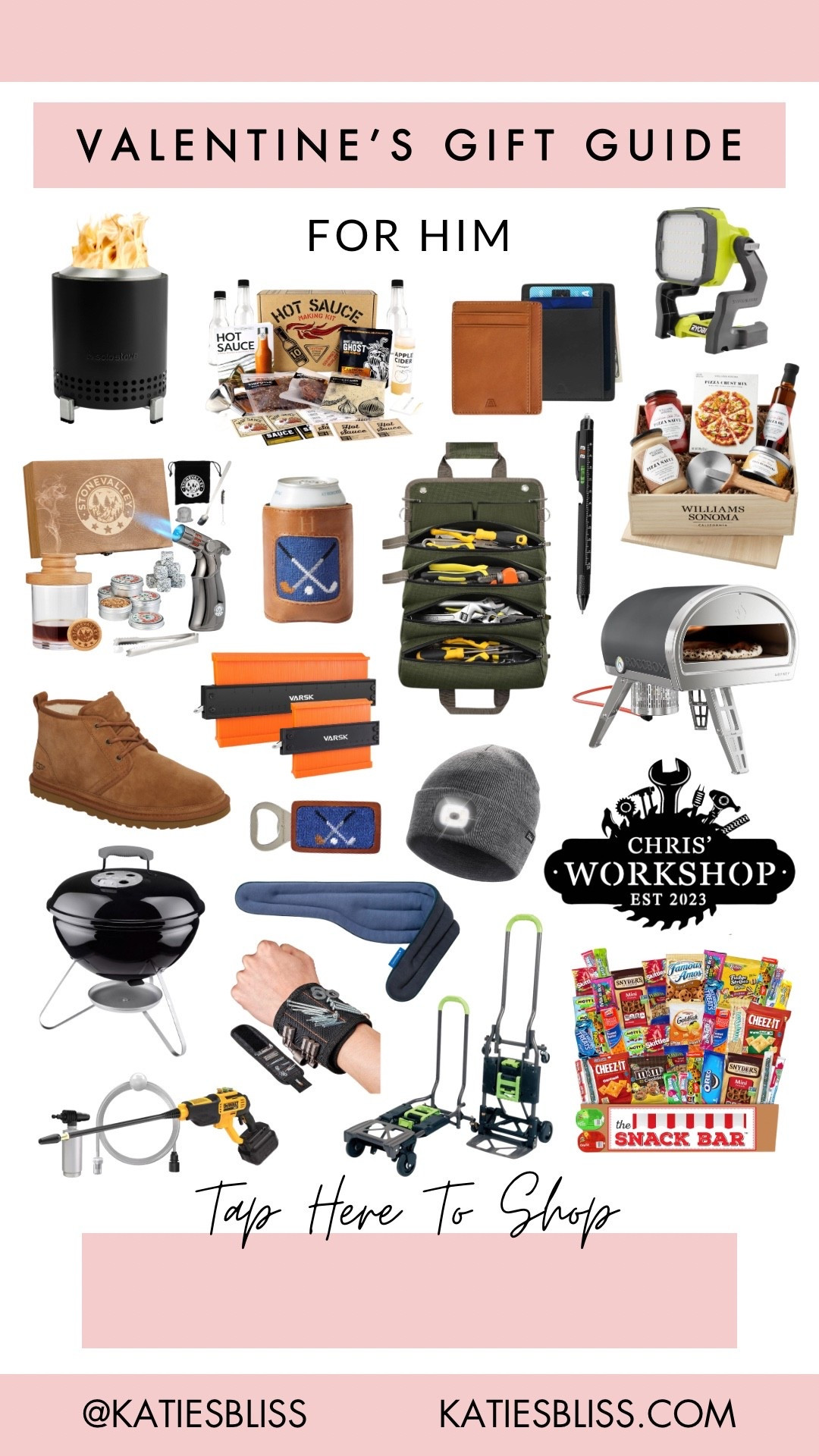 Valentine’s Day gift guide for him ✨

Boyfriend. Husband. DIY. Tools. Ugg. Fire pit. Wallet. Pizza oven. Hot sauce. 



#LTKMens #LTKValentine