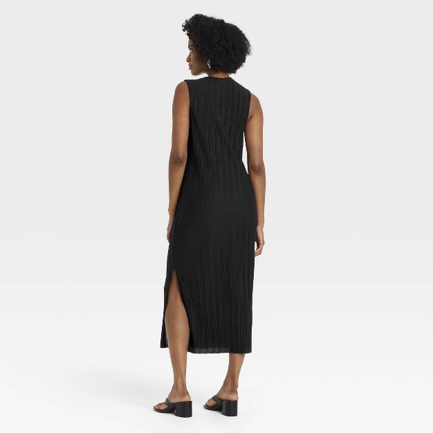 Women's Sleeveless Plisse Knit Dress - A New Day™ | Target