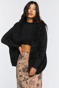 Faux Shearling Hooded Jacket | Forever 21 (US)