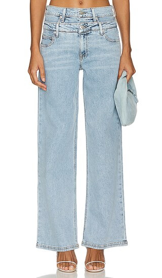 Kove Double Waistband in Coastal | Revolve Clothing (Global)