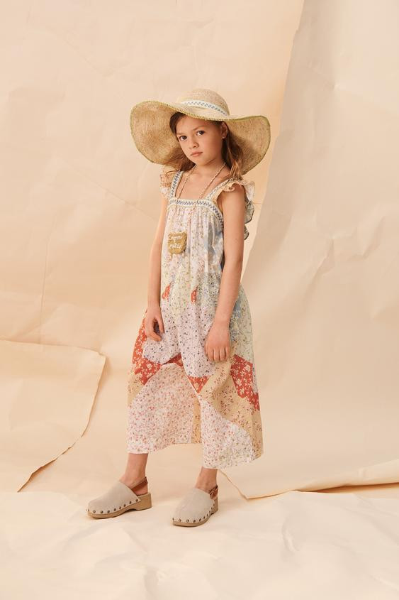 LIMITED EDITION PATCHWORK JUMPSUIT | Zara US