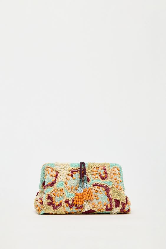 BEADED CLUTCH | Zara US