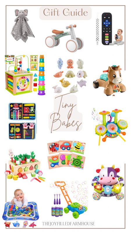 Christmas gift guide for little kids

Christmas gifts for ages 0-2 
Baby gifts
Kid gifts
Young kids gifts for Christmas 

#LTKbaby #LTKGiftGuide #LTKCyberWeek