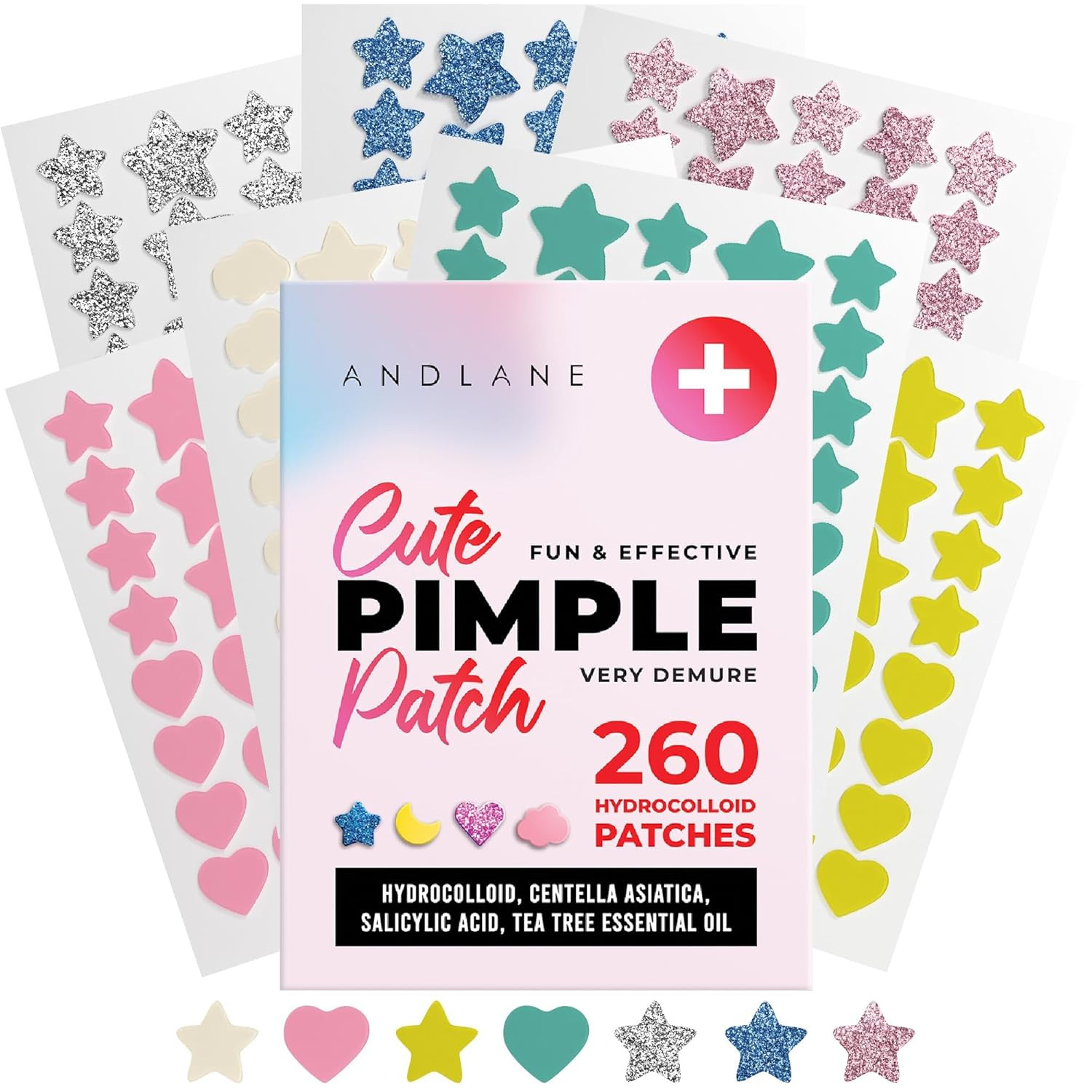 
CUTE PIMPLE PATCHES- ON SALE
260Pcs Cute Pimple Patches for Face - Hydrocolloid Acne and Zit Patches - Blemish Stickers for Face Skin Care - Star, Heart, Cloud, Moon, Glitter & Regular Shapes, 7 Colors, 2 Sizes Stickers 

 

#LTKBeauty