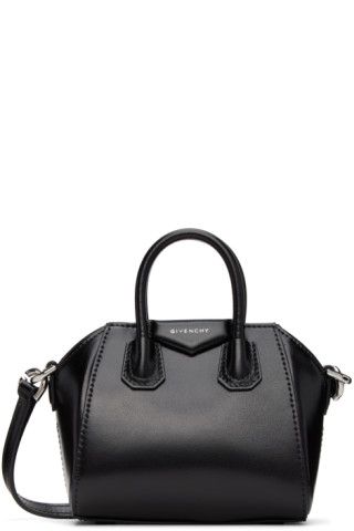 Givenchy - Black Micro Antigona Bag | SSENSE