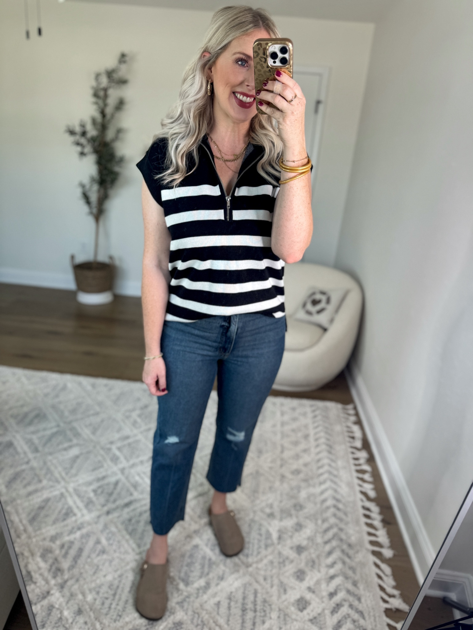 Daily try on, Walmart outfit, Walmart fashion, Walmart try on, free assembly, striped pullover 

Medium 

#LTKFindsUnder50 #LTKStyleTip #LTKSeasonal