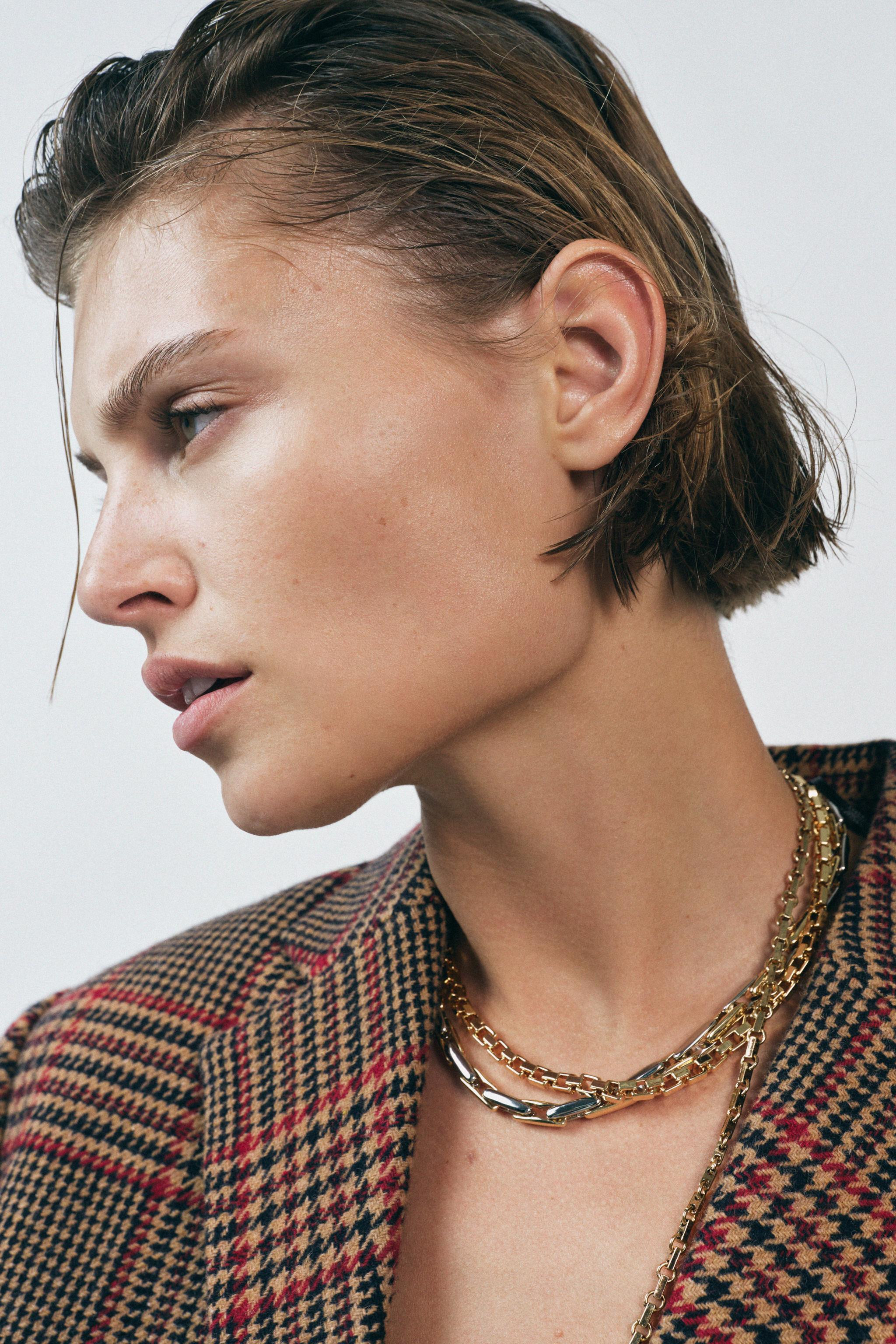 COMBINATION METAL PIECE NECKLACE | Zara US