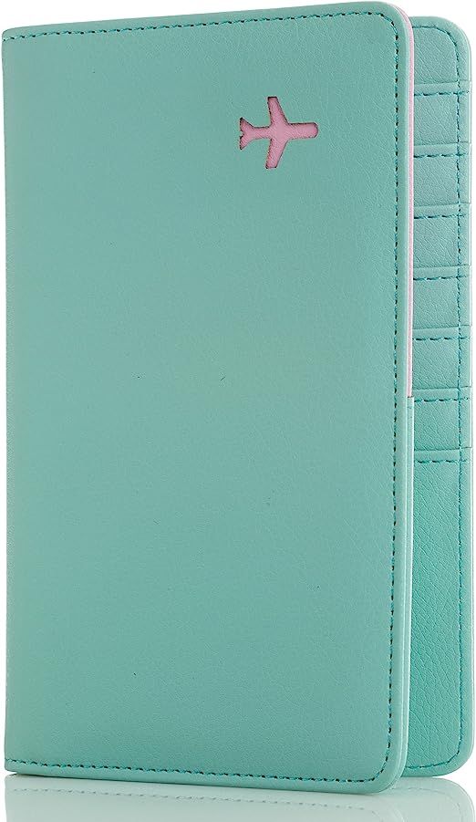 Travel Design all in one Travel Wallet - 2 Passport Holder Organizer - Gift box (Mint Sky) | Amazon (US)