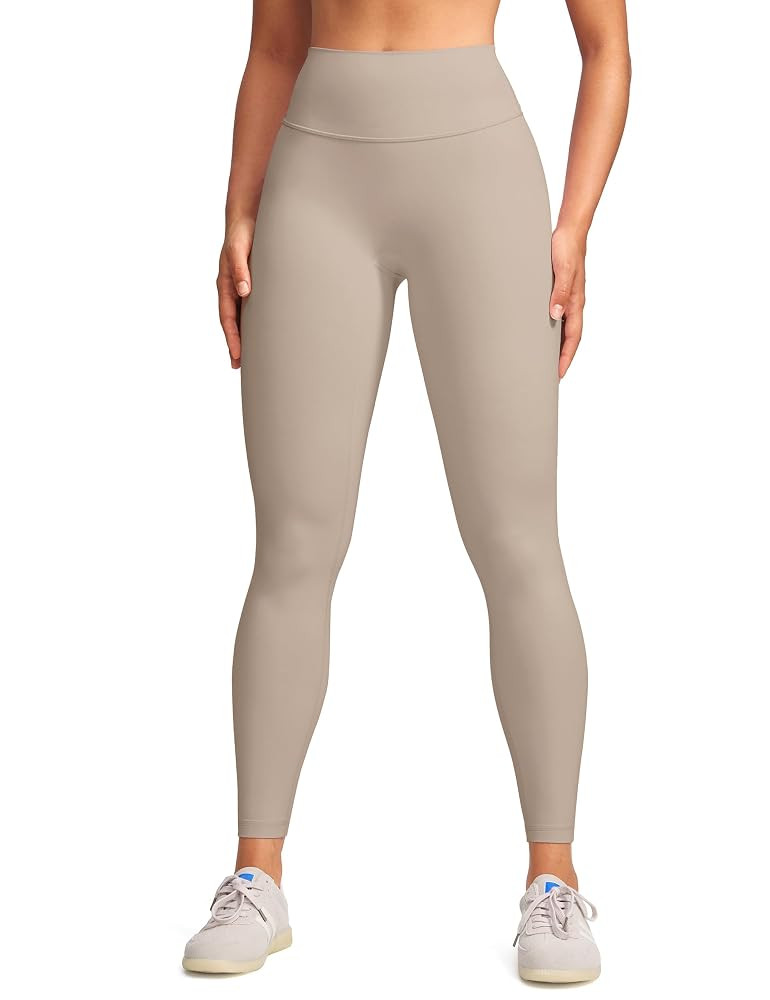 Womens High Waist No Front Seam Scrunch Butt Leggings Workouts 25 Inches V-Back Scrunch Booty Gym... | Amazon (US)