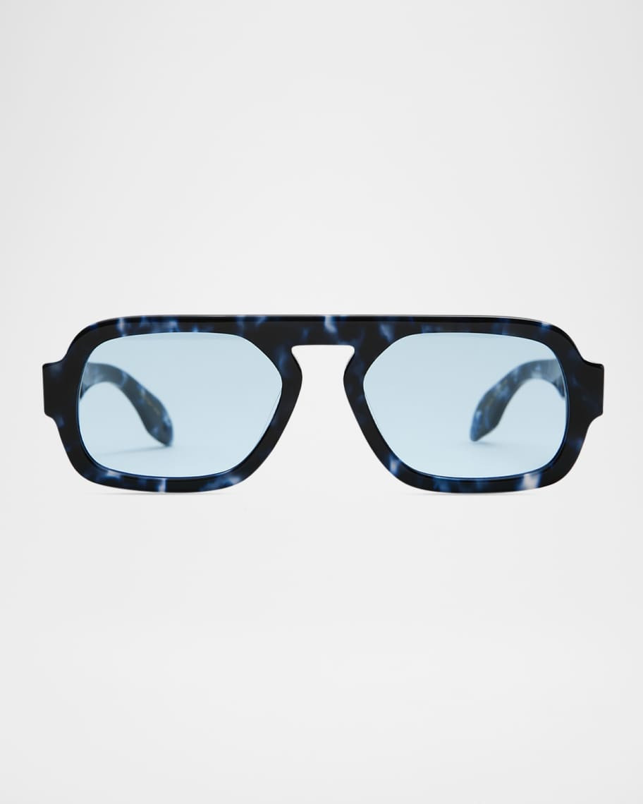 Elisa Johnson Jane Mini Acetate Aviator Sunglasses | Neiman Marcus