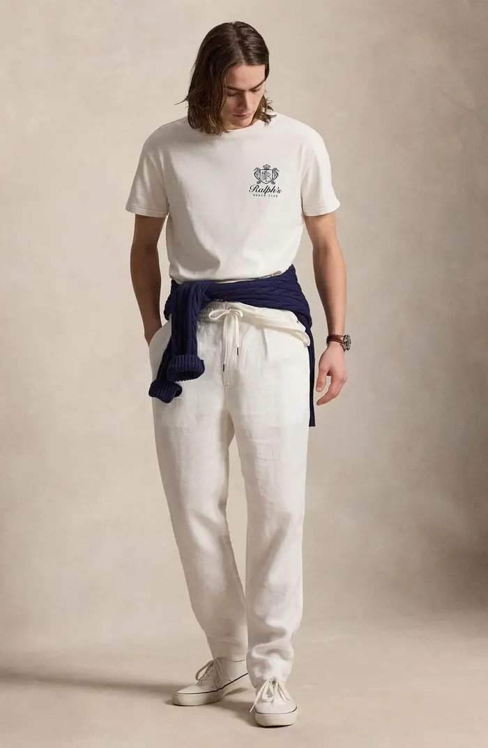 Polo Ralph Lauren Classic Fit Beach Club Cotton Graphic T-Shirt | Nordstrom | Nordstrom