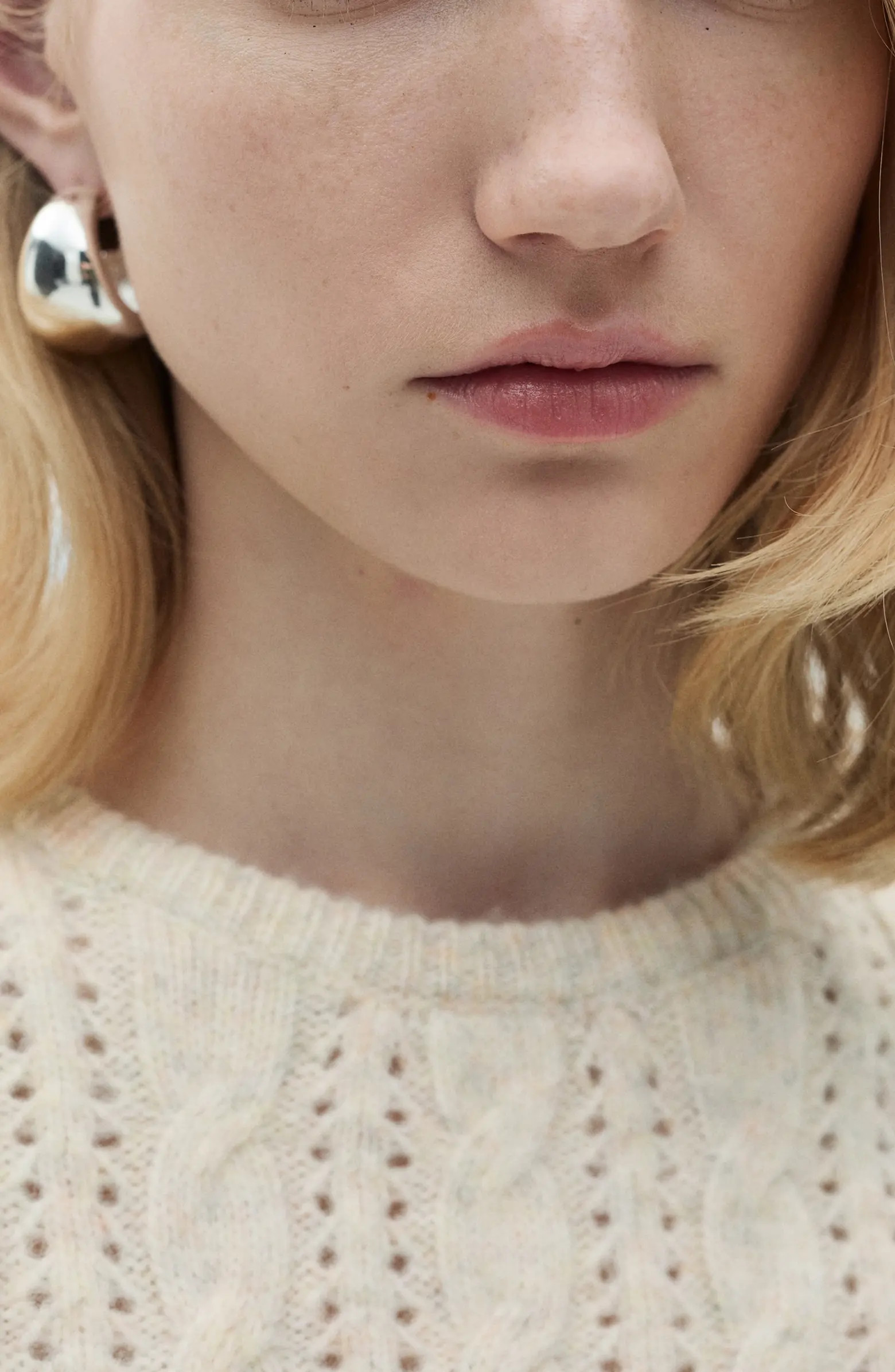 MANGO Cable Knit Openwork Sweater | Nordstrom | Nordstrom