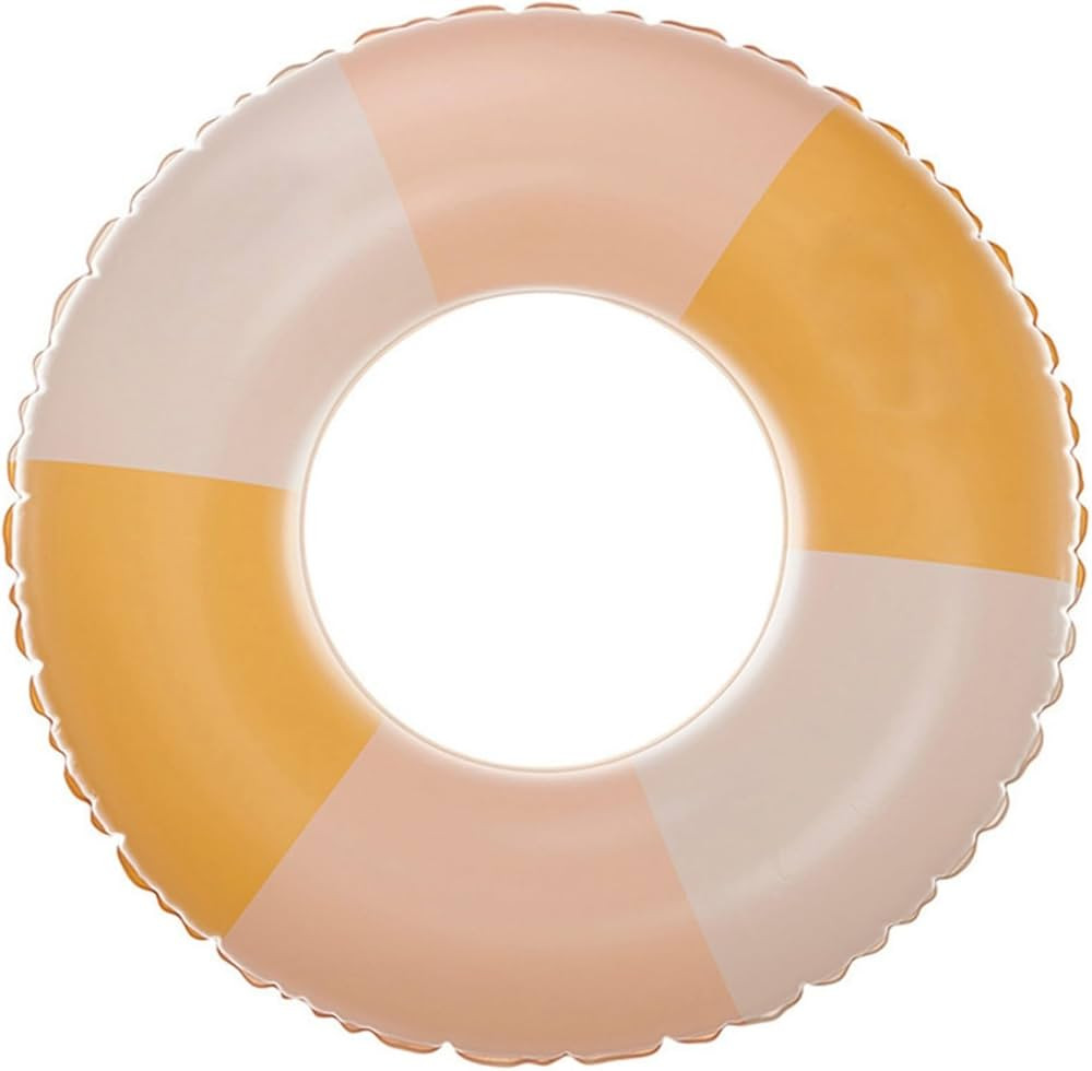 Swimming Pool Floats for Kids Ages 5-10, Inflatable Tubes With Simple Stripes, Cute Swim Rings, F... | Amazon (US)
