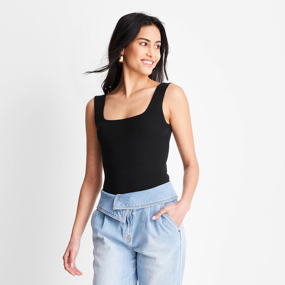 Women's Cut-Out Tank Bodysuit - Future Collective™ with Jenny K. Lopez | Target