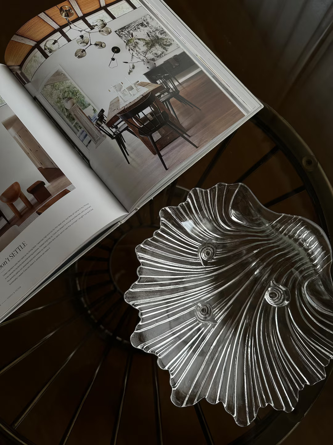 Mid Century Crystal Glass Shell Bowl Walther Glas 1970s Serving Bowl Storage Bowl - Etsy | Etsy (US)