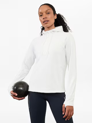 Unstoppable Fleece Lined Half Zip Sweatshirt | Athleta