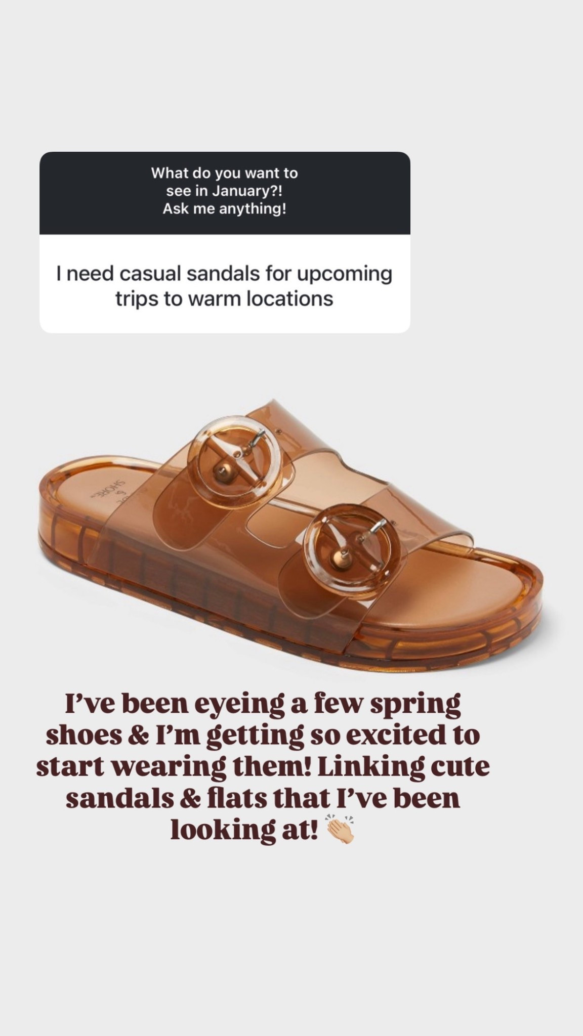 I’ve been eyeing these sandals! I love the color! They would be perfect for a trip to the beach! 

Loverly Grey, Target find, Target fashion, Target sandals

#LTKFindsUnder50 #LTKSeasonal #LTKTravel
