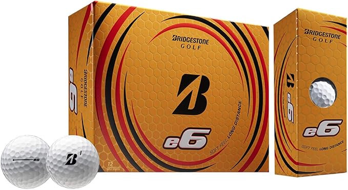 BRIDGESTONE 2021 e6 Golf Balls (One Dozen), White | Amazon (US)