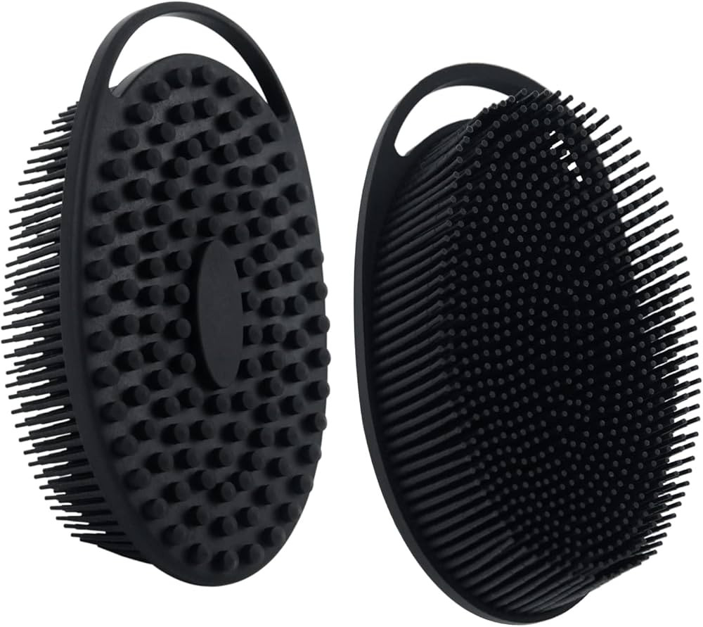 Silicone Body Scrubber, Silicone Loofah, Body Wash Scrubber, Body Scrub Brush, Body Scrubbers for... | Amazon (US)
