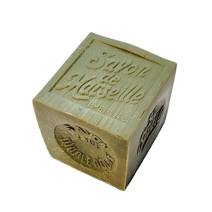 Olive oil soap France - Authentic Savon de Marseille soap bar - Cube of 300 g french olive oil so... | Amazon (US)