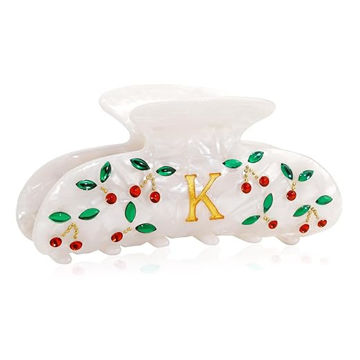 Initial Cherry Hair Clips for Girls - Teen Girl Gifts Trendy Stuff, Fashion Accessories for Girls... | Amazon (US)