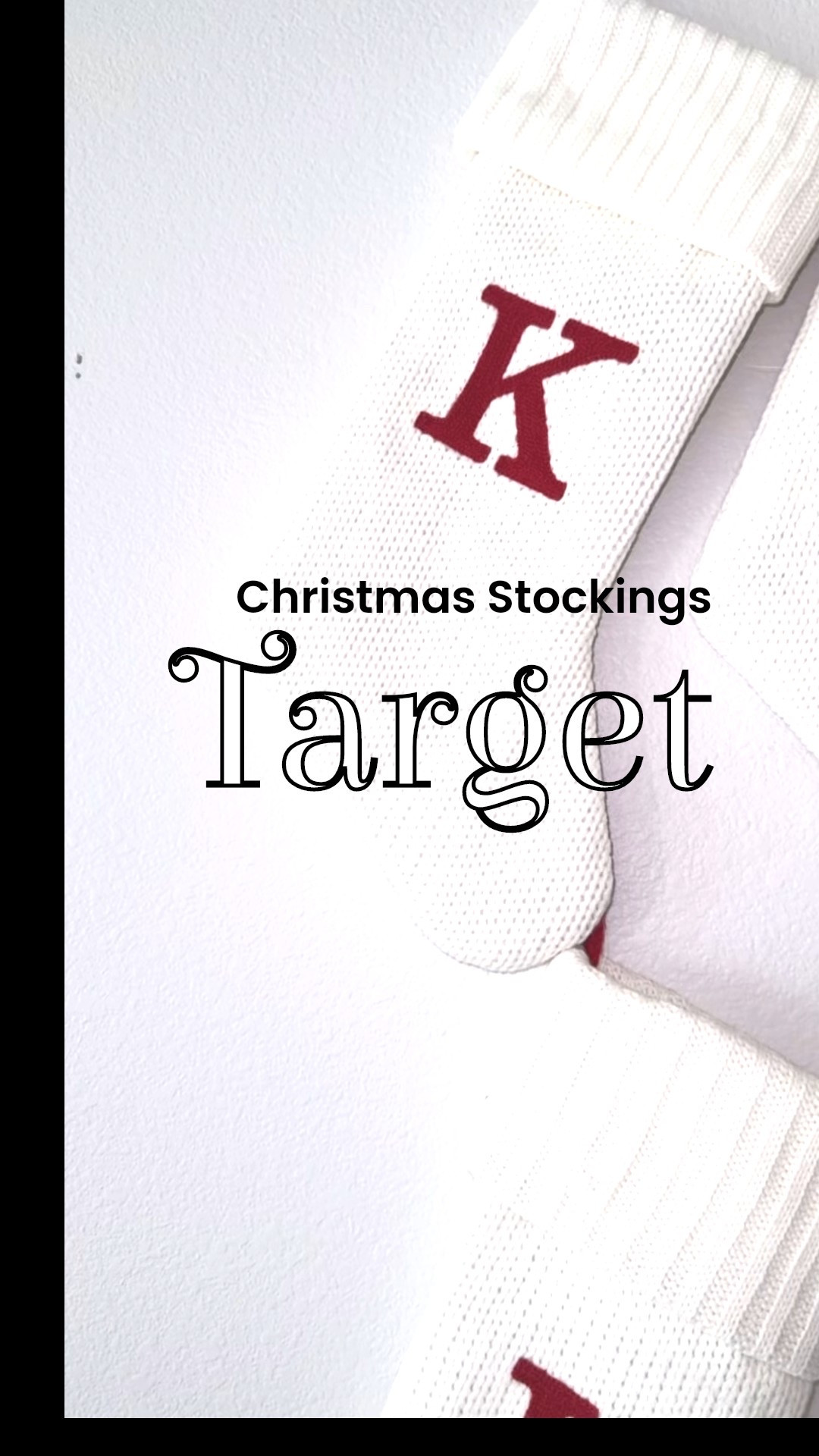 Are your Christmas stockings out yet? I love these Target Christmas stockings 🎄

#ChristmasDecor
#HolidayHome
#HolidayVibes
#ChristmasAesthetic
#CozyChristmas
#TargetFinds
#TargetHoliday
#TargetHome
#ChristmasStockings
#StockingStuffers
#MantleDecor
#CozyMantle
#HolidayInspo
#HomeForTheHolidays #Christmas2025

#LTKFindsUnder50 #LTKSaleAlert #LTKHome #LTKHoliday #LTKSeasonal