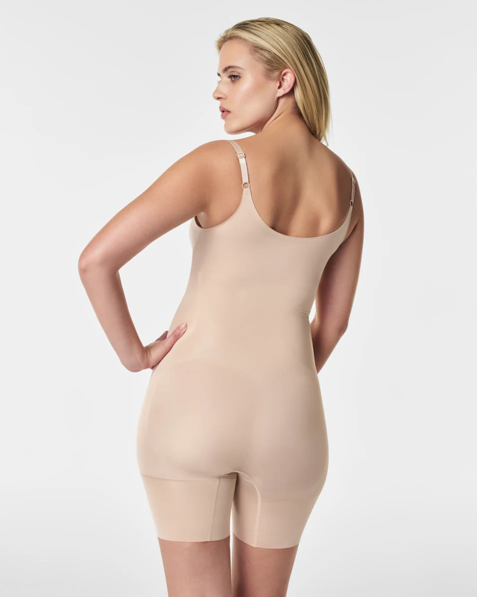 SPANXsculpt™ OnCore Open-Bust Mid-Thigh Bodysuit | Spanx
