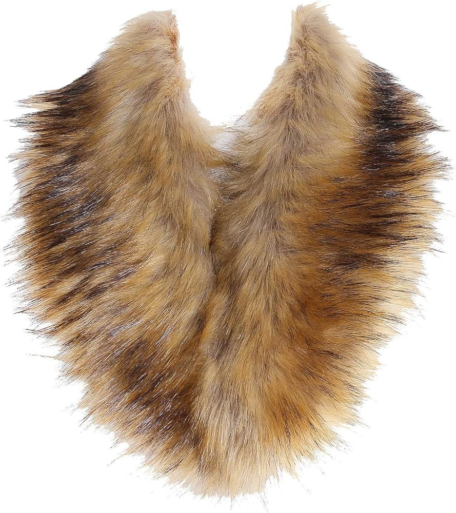 Soul Young Faux Fur Collar Women's Neck Warmer Scarf Wrap | Amazon (US)