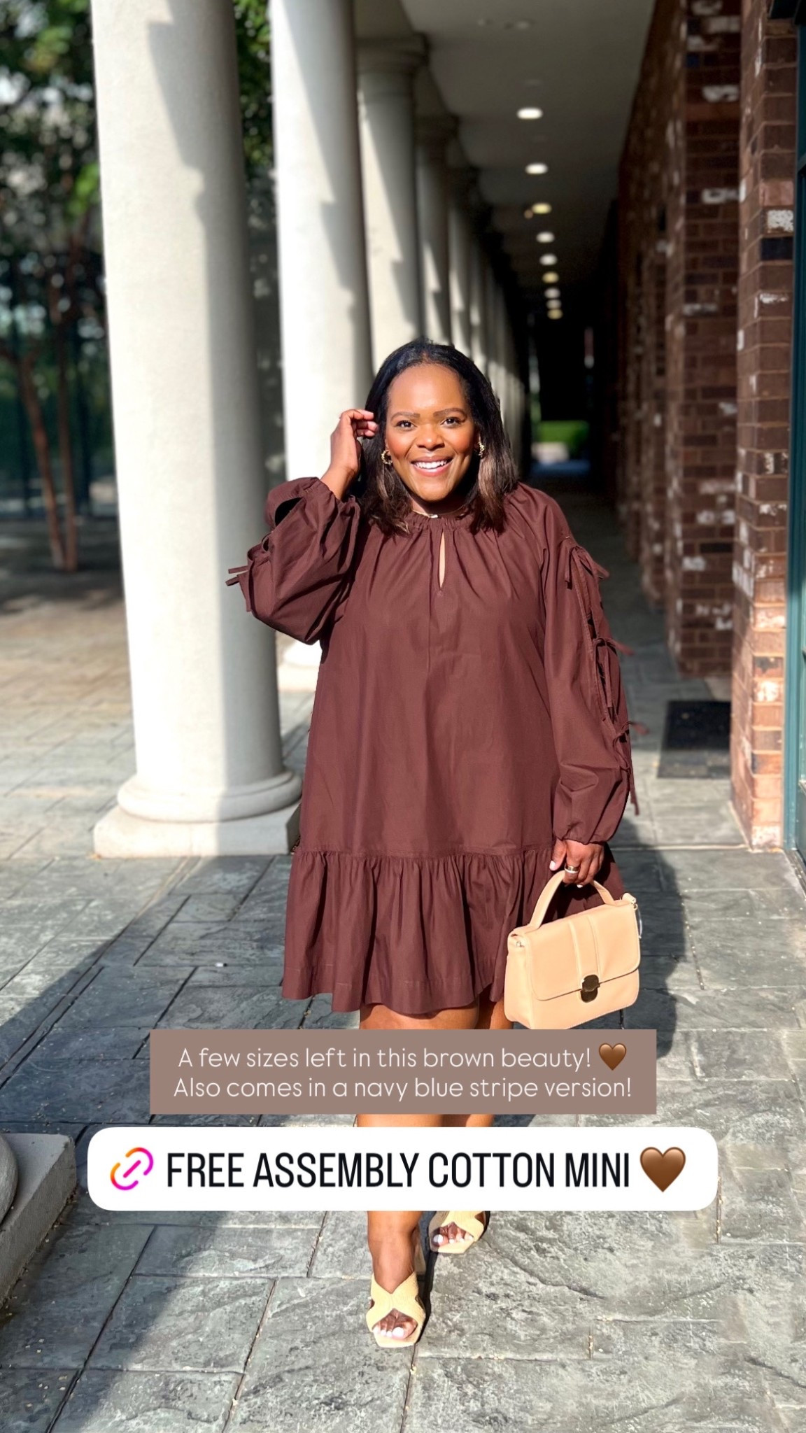 Chocolate fudge brown / cotton mini dress / Walmart / free assembly / fall outfit 

#LTKWorkwear #LTKFindsUnder50 #LTKMidsize