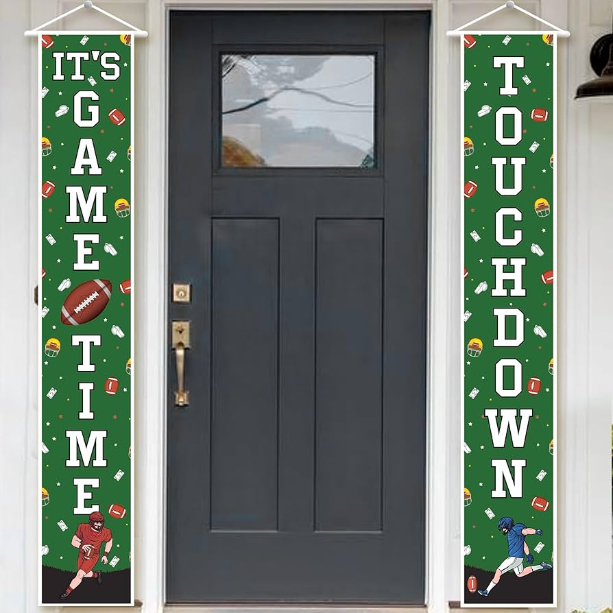 KatchOn, XtraLarge Football Porch Banner - 72x12 Inch | Football Party Decoration | Touchdown Foo... | Amazon (US)