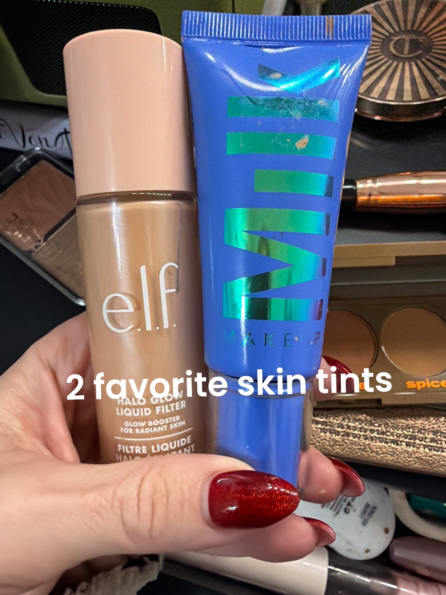 These skin tints leave your skin looking glowy and hydrated and even toned. 

#makeup
#elfmakeup
#milkmakeup
#skincare
#naturalmakeup
#makeupover40

#LTKBeauty #LTKmorningroutine #LTKgrwm