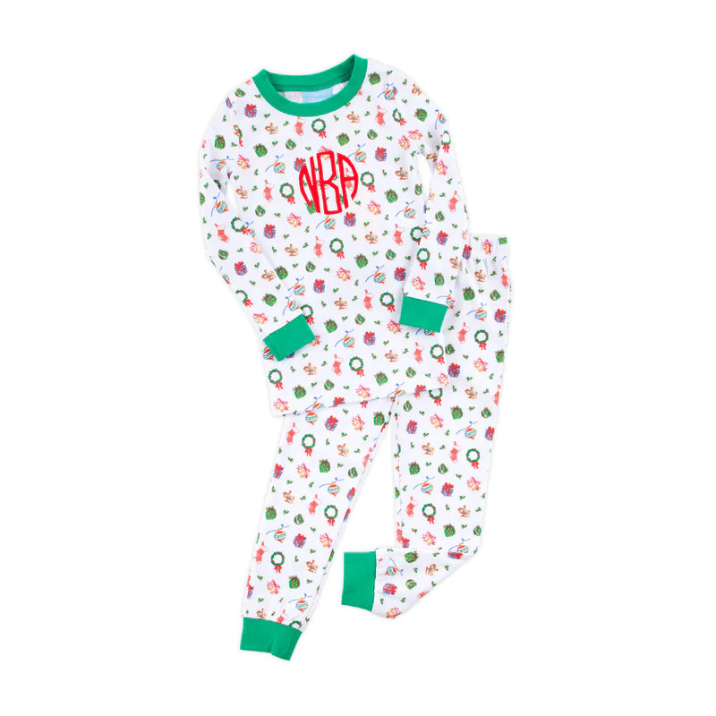 Christmas Delights Print Pajamas | Classic Whimsy