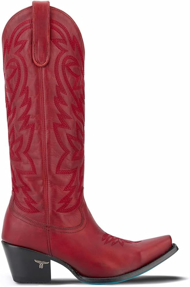Lane Smokeshow Tall Snip Toe Western Boot Smoldering Ruby, 6.0 | Amazon (US)