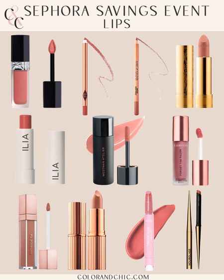 Lipstick, lipliner, and lipglosses that are a favorite of mine and all on sale for the Sephora Savings Event! Rouge members get 20% off, VIB gets 15% off and Insiders get 10% off with code YAYSAVE! VIB and Insiders get access on April 9, Rouge members get access now! 

#LTKbeauty #LTKsalealert #LTKxSephora