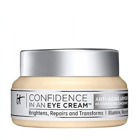 IT Cosmetics Confidence in an Eye Cream - Anti-Aging & Brightening Eye Cream for Dark Circles Puffiness & Fine Lines - With Hyaluronic Acid & Collagen - 0.5 fl oz | Walmart (US)