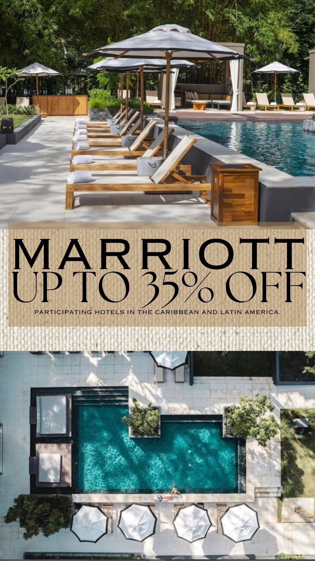 Marriott Bonvoy members can get up to 35% off participating hotels in the Caribbean and Latin America! Book before January 31, 2026 for travel from January 18,2026– April 12, 2026. #marriottpartner

#LTKGiftGuide #LTKSaleAlert #LTKTravel