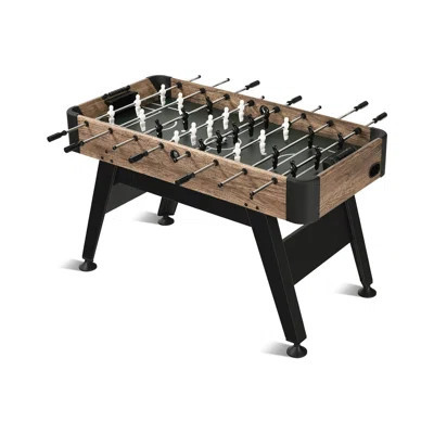Smoky Wood Color + Black Rectangular Manufactured Wood Foosball Tables | Wayfair North America